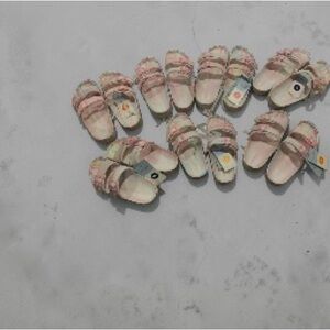 Buy 1 get one 50% off 
Cat & Jack Pink Floral Girls' Double-Strap Slide Sandals